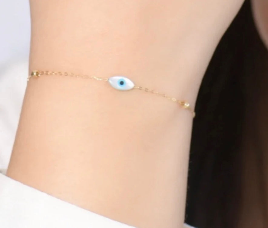Gourmette eye en Or18k
