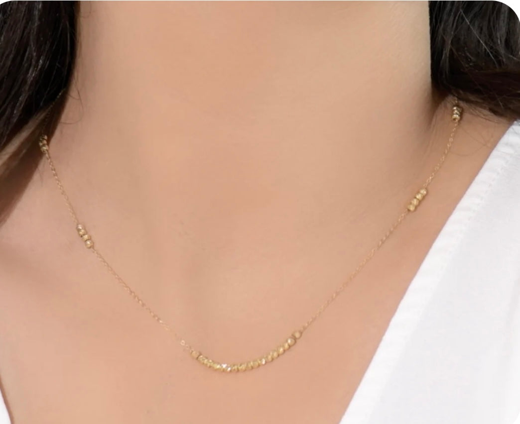 Collier boules en or 18k