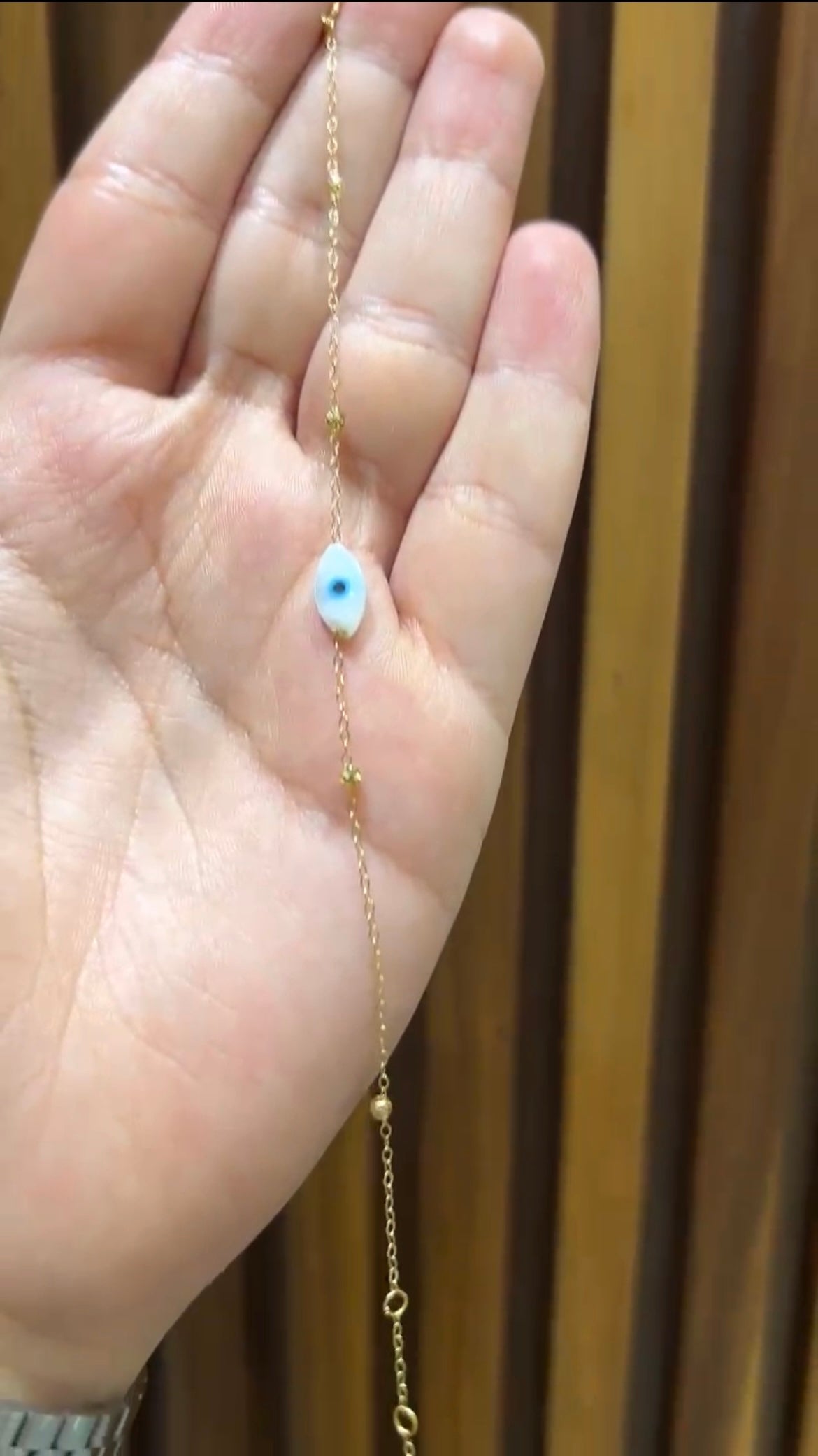 Gourmette eye en Or18k