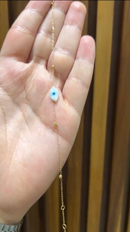 Gourmette eye en Or18k
