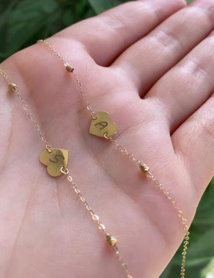 Gourmette personnalisée en or 18 carats