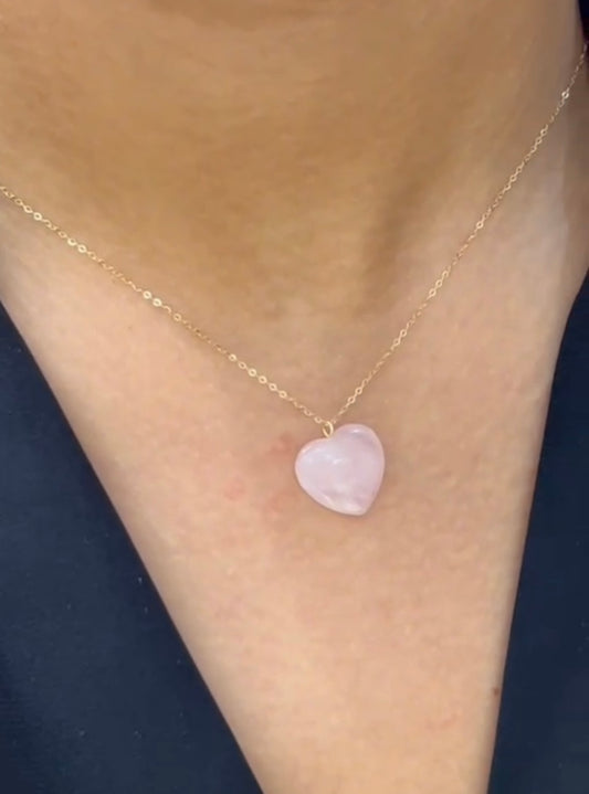 Collier cœur en Or18k