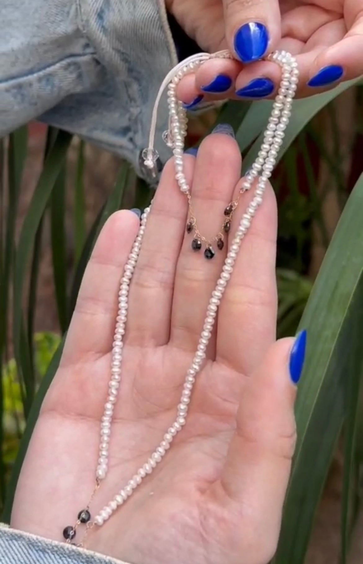 Ensemble johar naturelle en Or18k avec des pierres