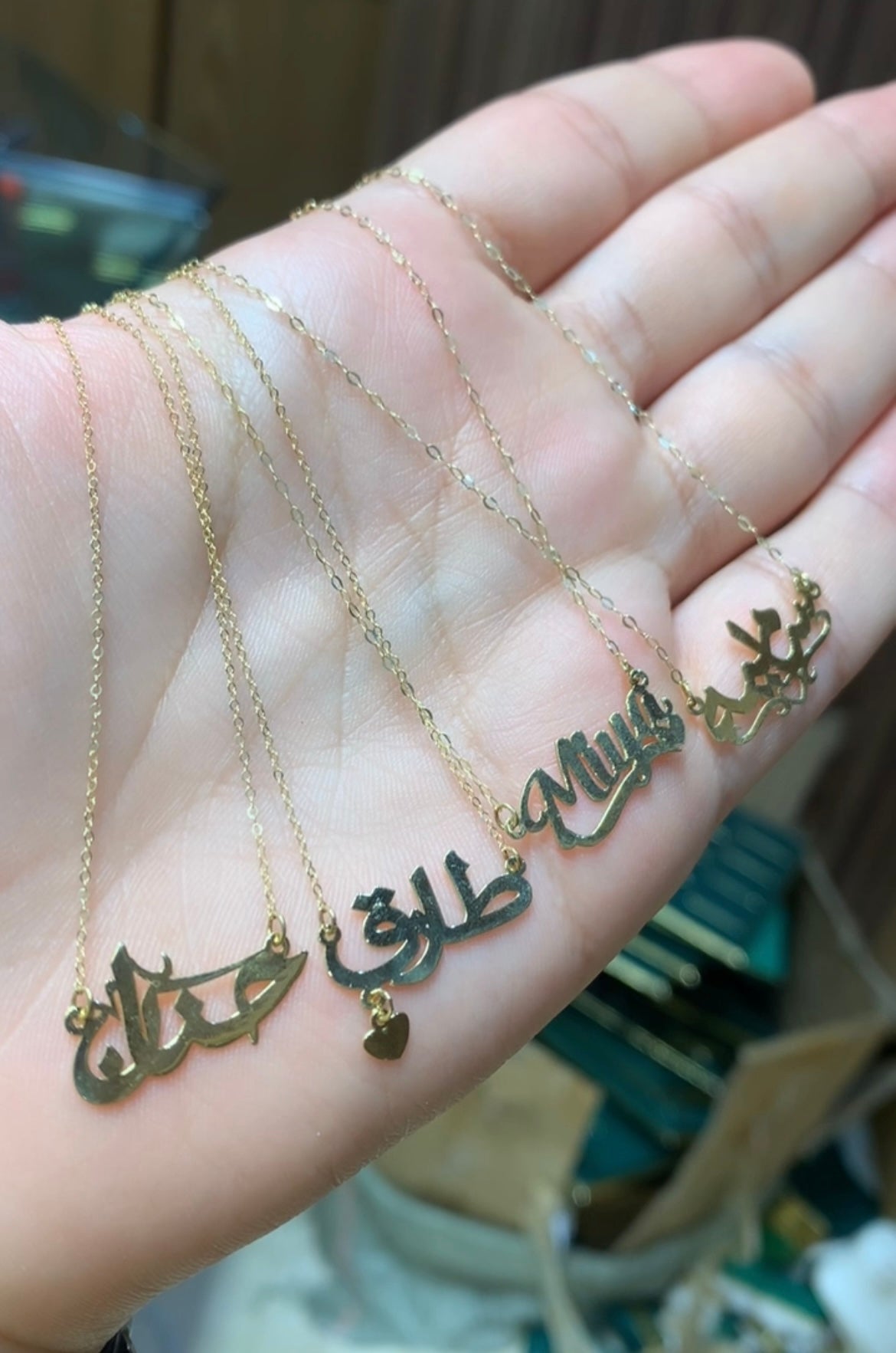 Collier personnalisé en Or18k