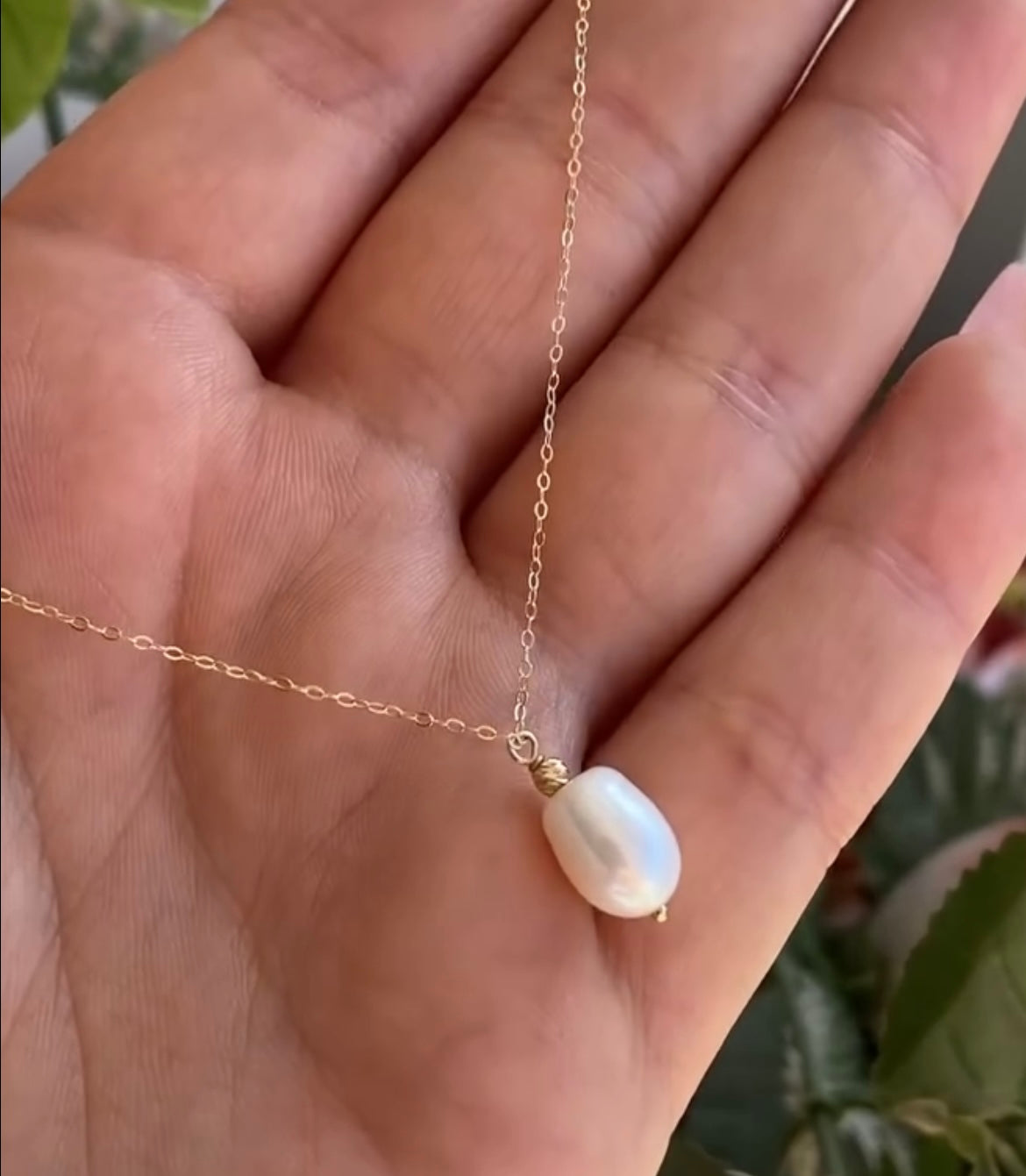 Collier perle en Or18k