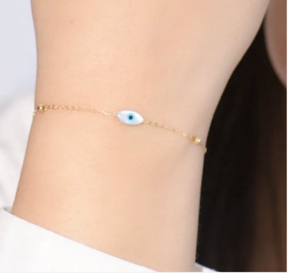 Gourmette eye en Or18k