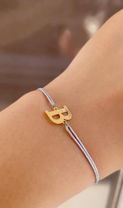 cordon lettre en or18k