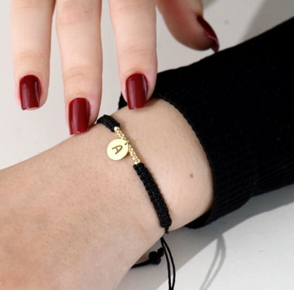 Cordon personnalisé avec des boules en or18k