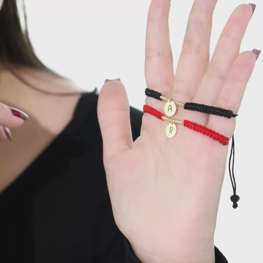 Cordon personnalisé avec des boules en or18k